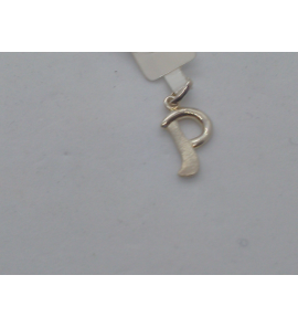 Zilver letterhanger mat/glans P - 1000308