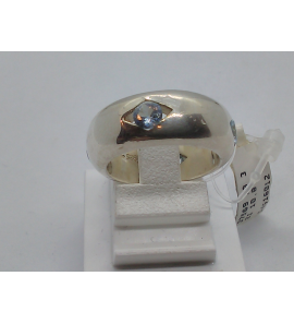 Zilver dames ring mat - 37969