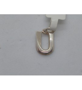 Zilver letterhanger mat/glans U - 1000325