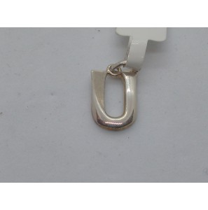 Zilver letterhanger mat/glans U - 1000325