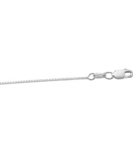Zilver venetiaans collier 0.9 mm 40 cm. - 3000413