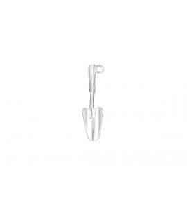Zilver hanger/bedel tuinschepje - 1000349