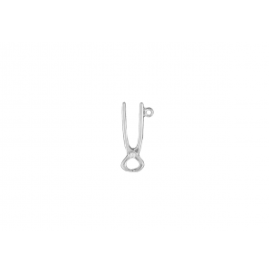 Zilver hanger/bedel nijptang - 38509