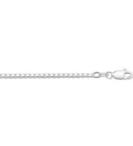 Zilver venetiaans collier 1.7 mm 80cm. - 3000500