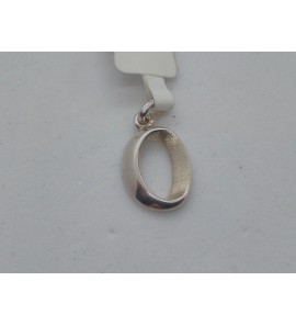 Zilver letterhanger mat/glans O - 1000297