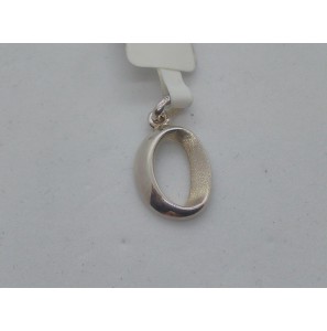 Zilver letterhanger mat/glans O - 1000297