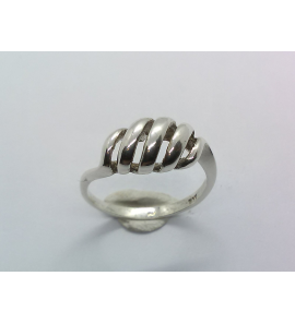 Zilver damesring fant. mt. 16¾ - 26822