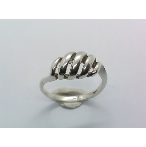 Zilver damesring fant. mt. 16¾ - 26822