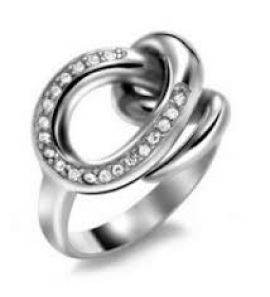 Zilver dames ring drie-band - 1000124