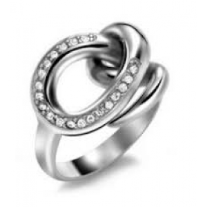 Zilver dames ring drie-band - 1000124