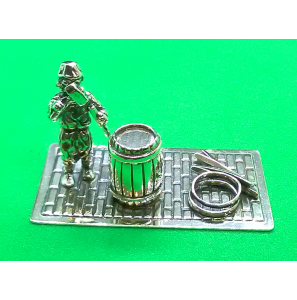 Zilver miniatuur Vatenmaker - 1000069