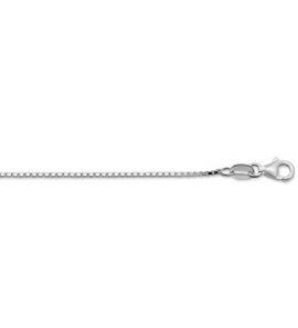 Zilver venetiaans collier 80 cm. - 46923