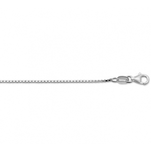 Zilver venetiaans collier 80 cm. - 46923