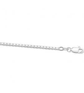 Zilver venetiaans collier 80 cm - 46922