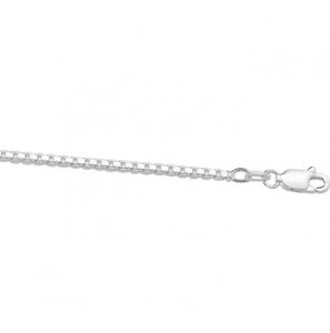 Zilver venetiaans collier 80 cm - 46922