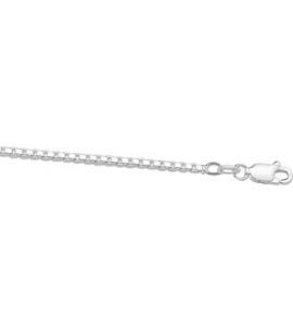 Zilver venetiaans collier 1.7 mm 70 cm. - 46921