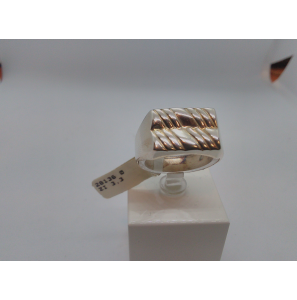 Zilver ring - 28136