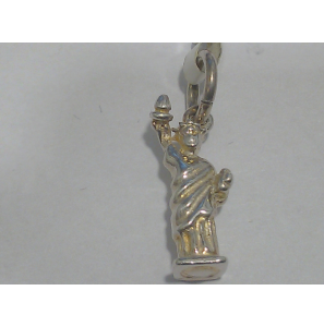 Zilver hanger/bedel Vrijheidsbeeld - 20366