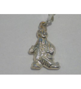 Zilver hanger/bedel Clown - 12304