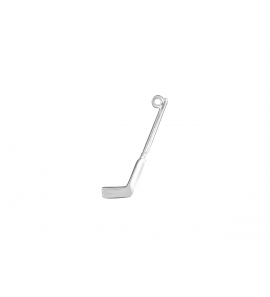Zilver hanger/bedel IJshockey-stick - 2081