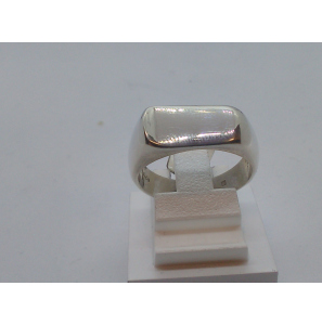 Zilver damesring mat - 47498