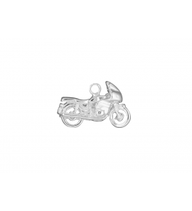 Zilver hanger/bedel motor-recekuip - 10189
