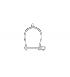 Zilver hanger/bedel harp-sluiting - 2155