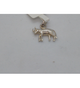 Zilver hanger/bedel Neushoorn - 26963