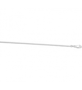 Zilver collier venetiaans 1,4 mm 42 cm - 47528