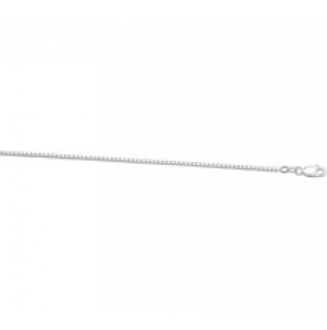 Zilver collier venetiaans 1,4 mm 42 cm - 47528
