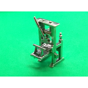 Zilver miniatuur Drukpers - 27816