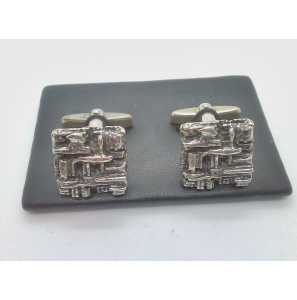 Zilver manchetknopen oxide - 23953