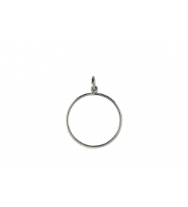 Zilver muntrand 33.0x2.3 mm halfrond 2,5-10 gulden - 2255