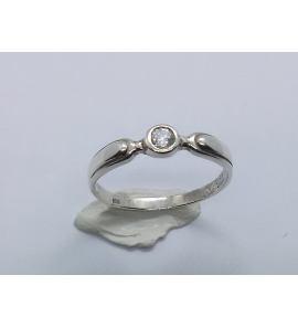 Zilver dames ring met zirkonia mt. 18 - 12441
