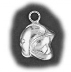 Zilver hanger/bedel brandweer Gallet-helm groot - 50328