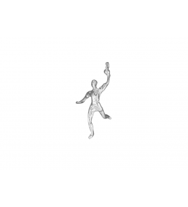 Zilver hanger/bedel handballer - 3000591