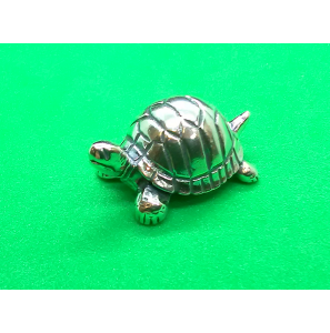 Zilver miniatuur Schildpad  30 mm - 31440
