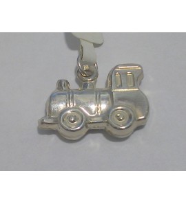 Zilver hanger/bedel Locomotief 2 wiel - 47975