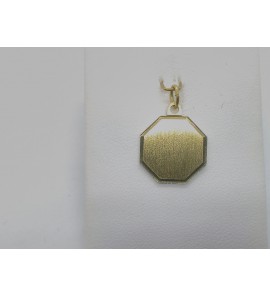 Double graveerplaat 8-kant 16 mm - 51498