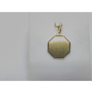 Double graveerplaat 8-kant 16 mm - 51498