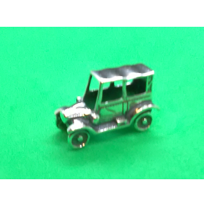 Zilver miniatuur automobiel 29 mm - 47396
