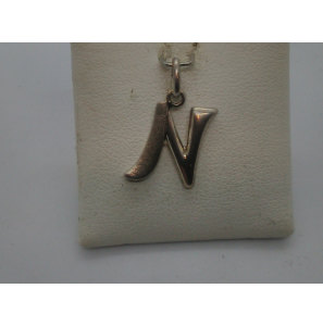 Zilver letterhanger mat/glans N - 1000288