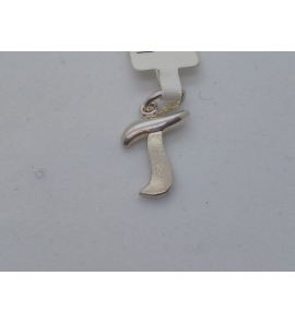 Zilver letterhanger mat/glans T - 1000320