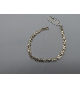 Zilver armbandje beertjes 18 cm - 3004912