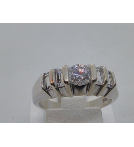 Zilver dames ring met zirkonia - 3005261