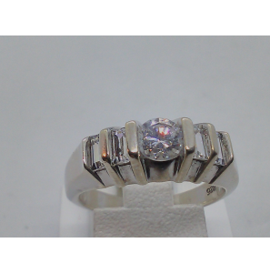 Zilver dames ring met zirkonia - 3005261