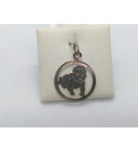 Zilver baby in rand 19 mm met twee armen - 3003783