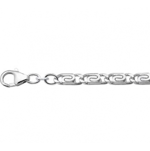 Zilver collier 4,5 mm grieks 50 cm - 3004891