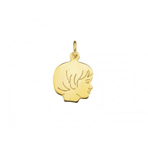 Goud kinderkopje gladhaar meisje nr 3 - 3005674