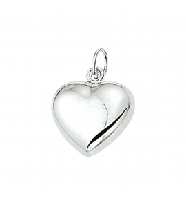 Zilver bedel hart 14 mm - 3006851